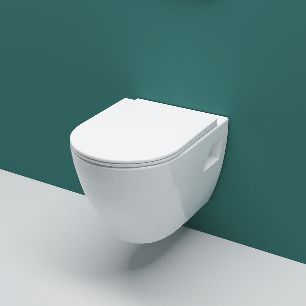 Badezimmer Toilettenschüsseln WC-Becken WC Toilette WeiB
