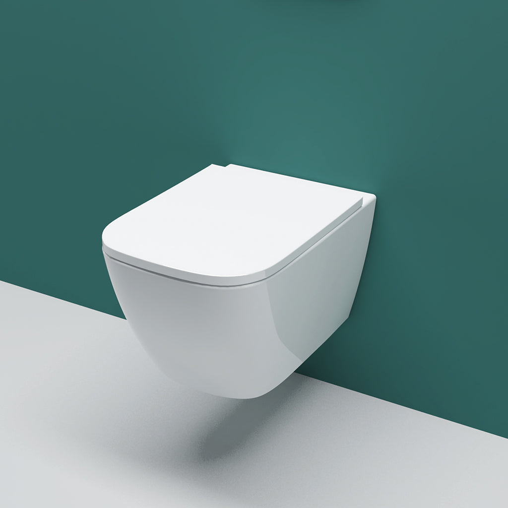 Badezimmer Toilettenschüsseln WC-Becken WC Toilette WeiB
