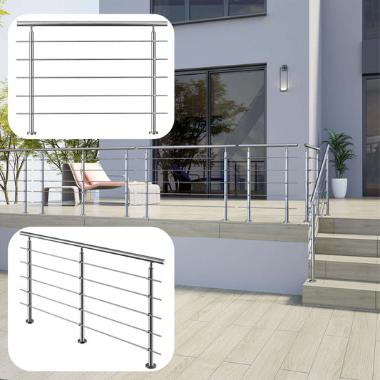 Edelstahl Geländer Treppengeländer Handlauf Treppen Brüstung Innen und Außen