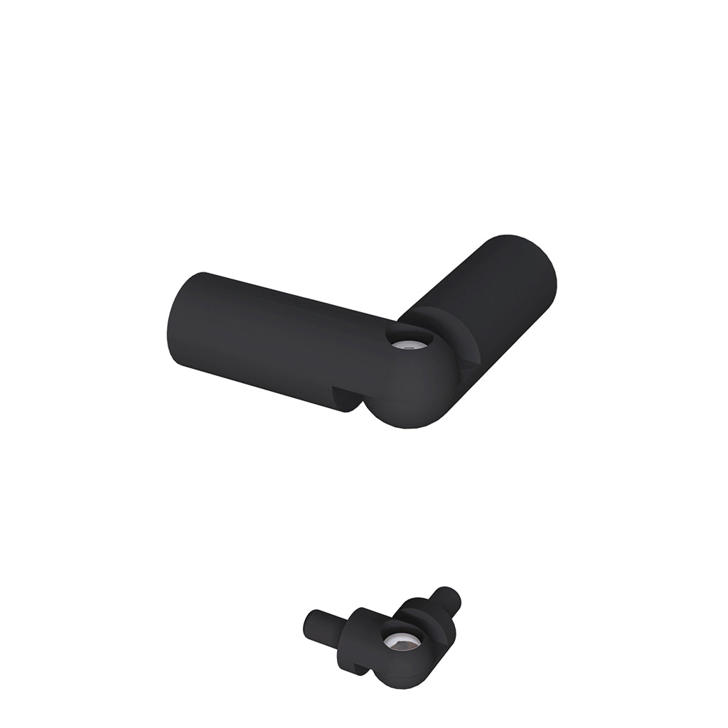 DUSCHHAUS Aluminium Treppengeländer Serie T2 – Schwarz & Silber, Wetterfest
