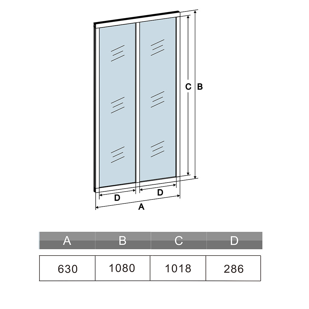 Schwarze Paneel-Fenster Innenfenster feststehend Sicherheitsglas H.108 cm