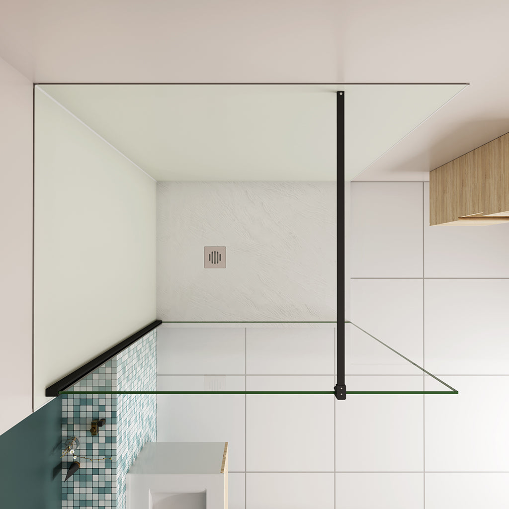Walk In Duschwand Glaswand 10mm NANO Glas Duschkabine mit Duschwandpaneele
