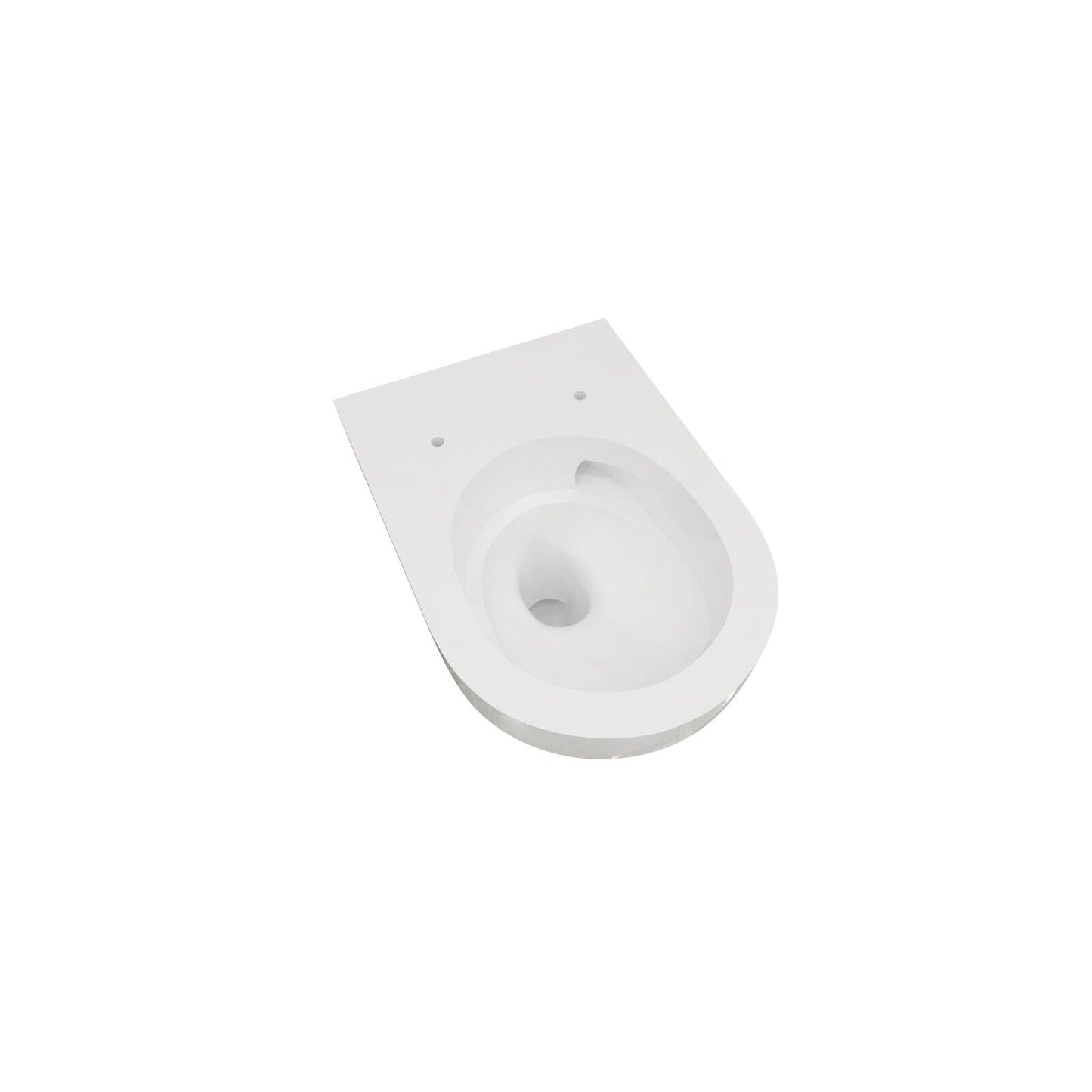 Badezimmer Spülrandlos Design Soft-Close Sitz WeiB Hänge WC Toilette