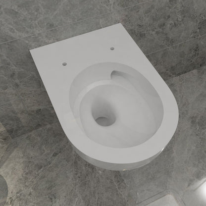 Badezimmer Soft-Close Sitz Spülrandlos Design Hänge WC Toilette