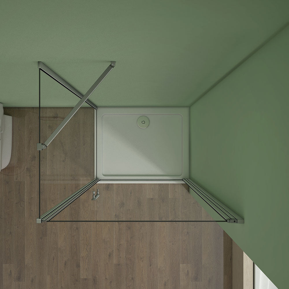 Drehtür Duschkabine duschtür Glas dusche