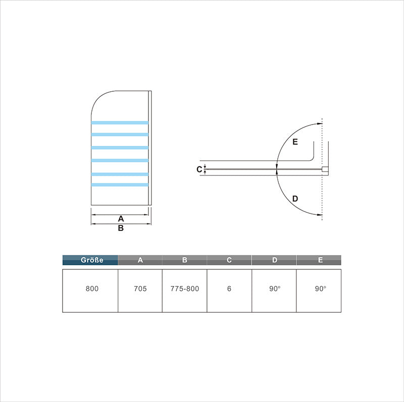 Duschkabine badewannenfaltwand Glas duschabtrennung badewanne Badewannenaufsatz