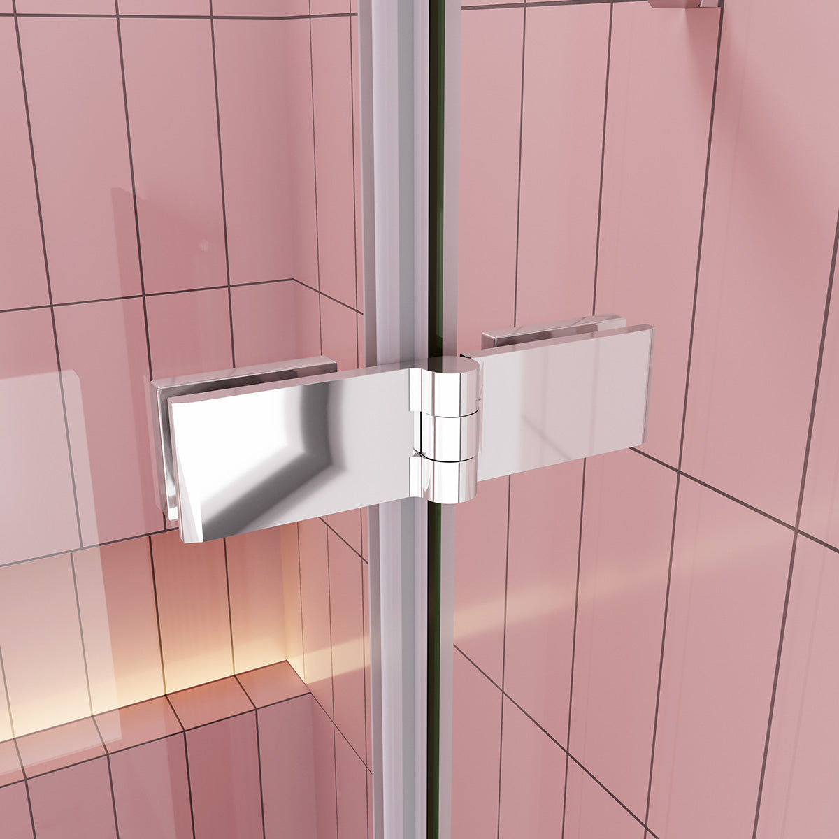 Walk in Duschtür 96 cm Höhe 195 cm NANO Glas Dusche Duschabtrennung