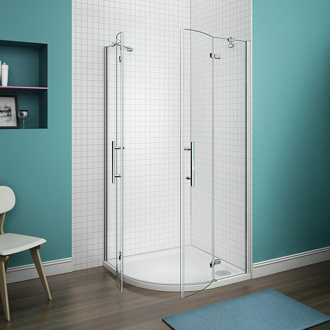 Duschkabine 80x80 90x90 cm Glas duschtür Rundduschen