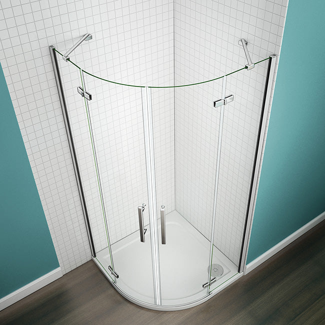 Rundduschen Duschkabine 90x90 80x80 cm Glas duschtür