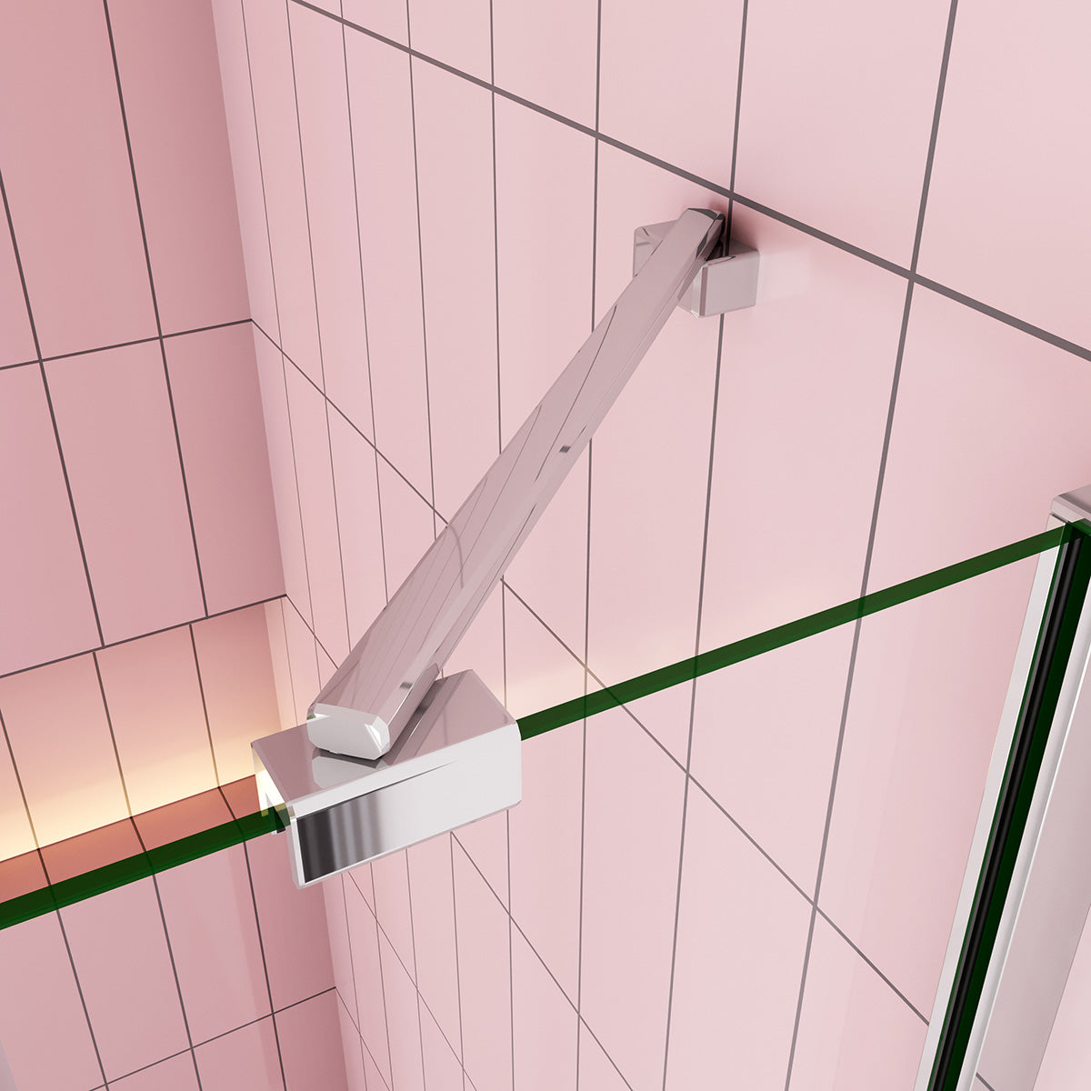 Rundduschen 80x80 cm Höhe 195cm Dusche Duschabtrennung Glas Drehtür