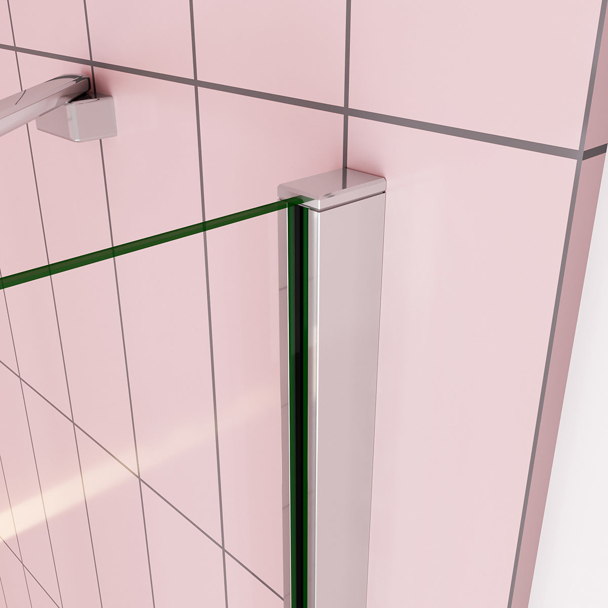 Rundduschen 90x90 cm Höhe 195cm Glas Drehtür Dusche Duschabtrennung