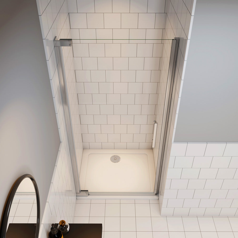 Drehtür Duschkabine duschtür Glas nische dusche