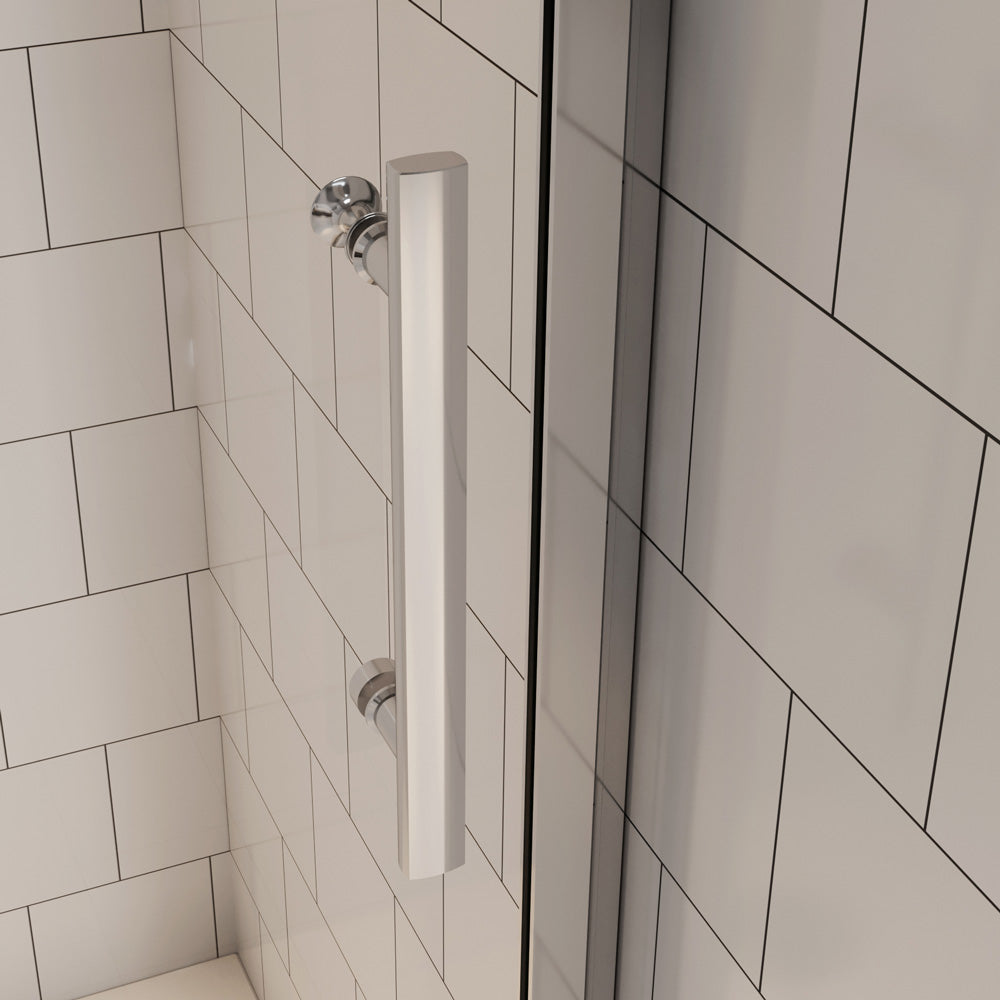 Drehtür Duschkabine duschtür Glas nische dusche