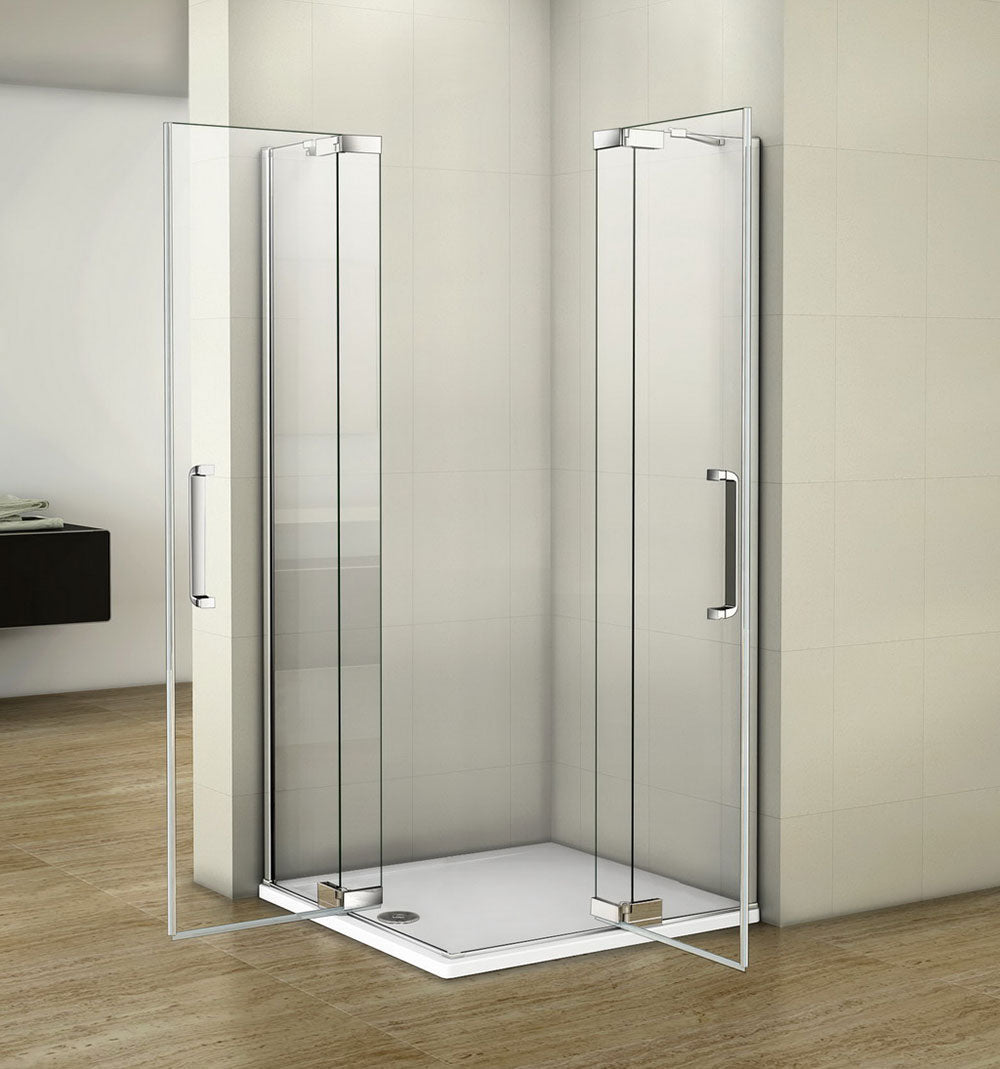 Duschkabine 80x80 90x90 cm Glas duschtür dusche Drehtür