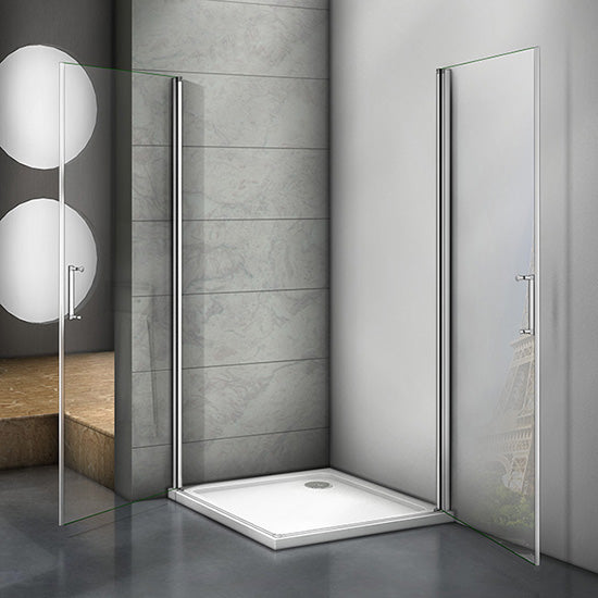 Duschkabine glastür dusche Drehtür