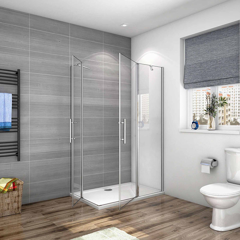 Duschkabine 80x80 90x90 cm Glas duschtür dusche Eckeinstieg