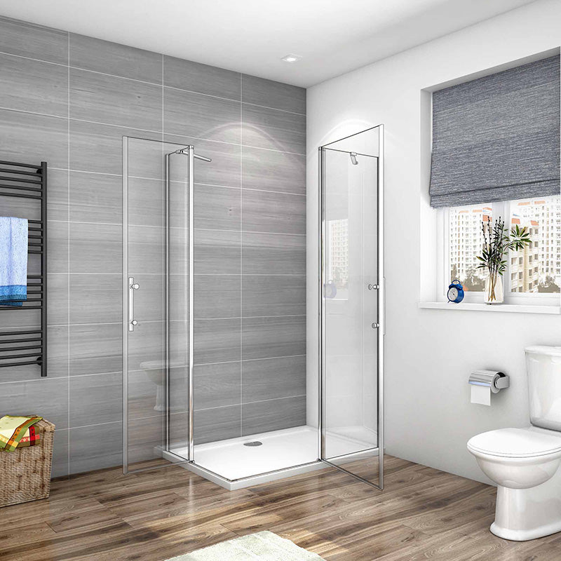 Duschkabine 90x90 80x80 cm Glas duschtür Eckeinstieg