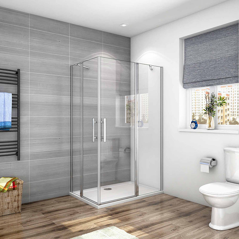 Duschkabine 80x80 90x90 cm Glas duschtür dusche Eckeinstieg