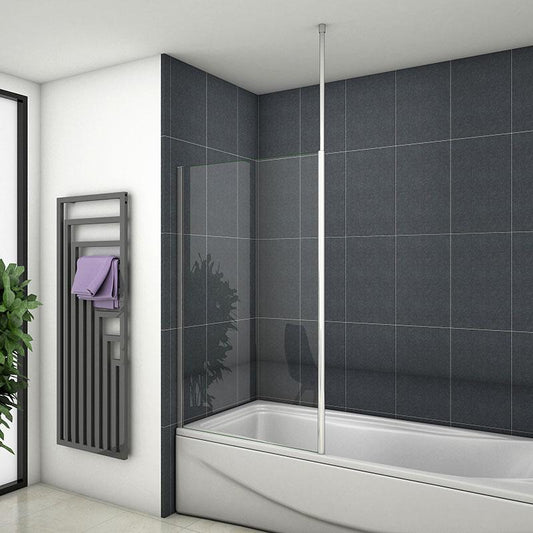 Duschkabine badewannenfaltwand Glas duschwand badewanne Badewannenaufsatz