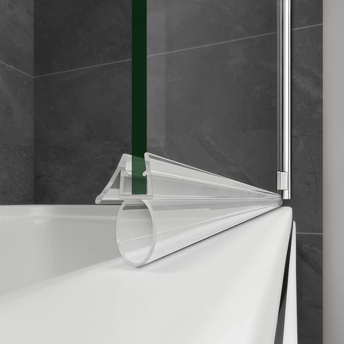 Duschkabine badewannenfaltwand Glas duschabtrennung badewanne Badewannenaufsatz