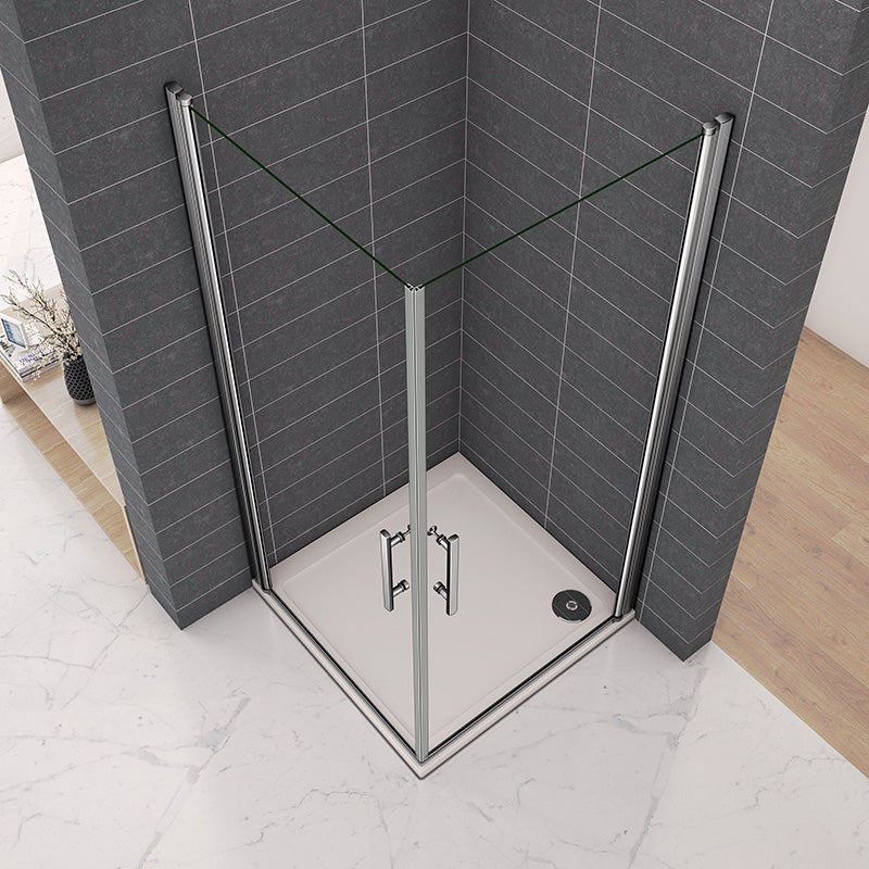 Duschkabine 80x80 90x90 cm Glas duschtür Eckeinstieg