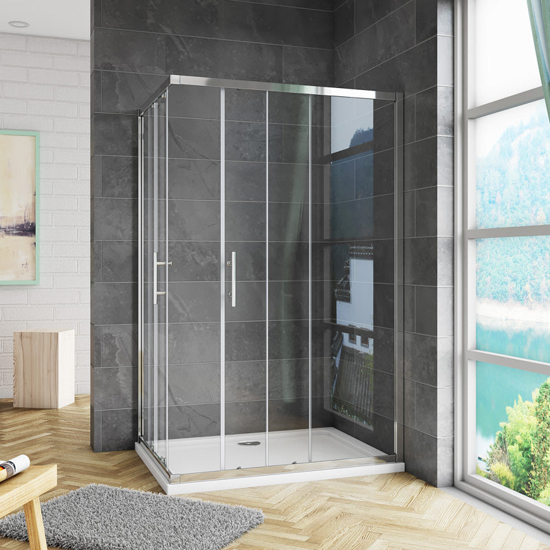 Duschkabine 90x90 80x80 cm Glas duschtür dusche Eckeinstieg
