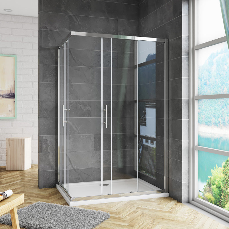 Duschkabine 90x90 80x80 cm Glas duschtür dusche Eckeinstieg