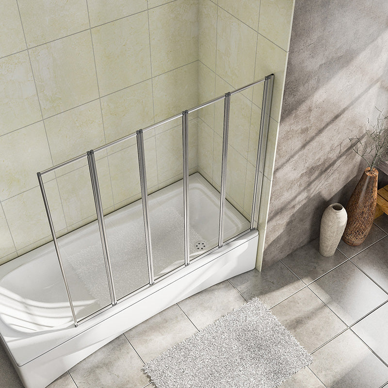 Duschkabine badewannenfaltwand Glas duschabtrennung badewanne Badewannenaufsatz