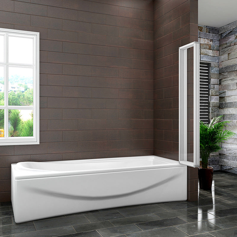 Duschkabine badewannenfaltwand Glas duschwand badewanne dusche Badewannenaufsatz