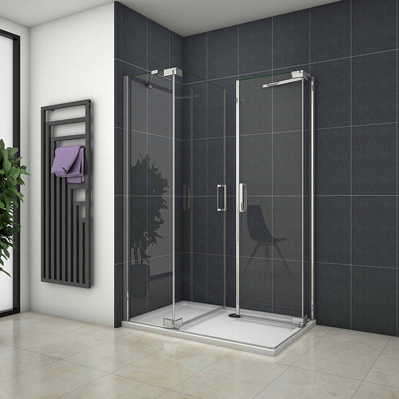 Duschkabine duschtür Glas dusche Drehtür