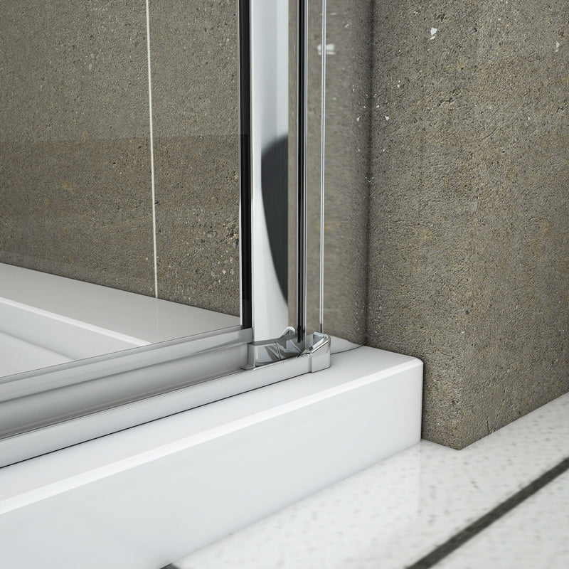 Drehtür Duschkabine duschtür Glas nische