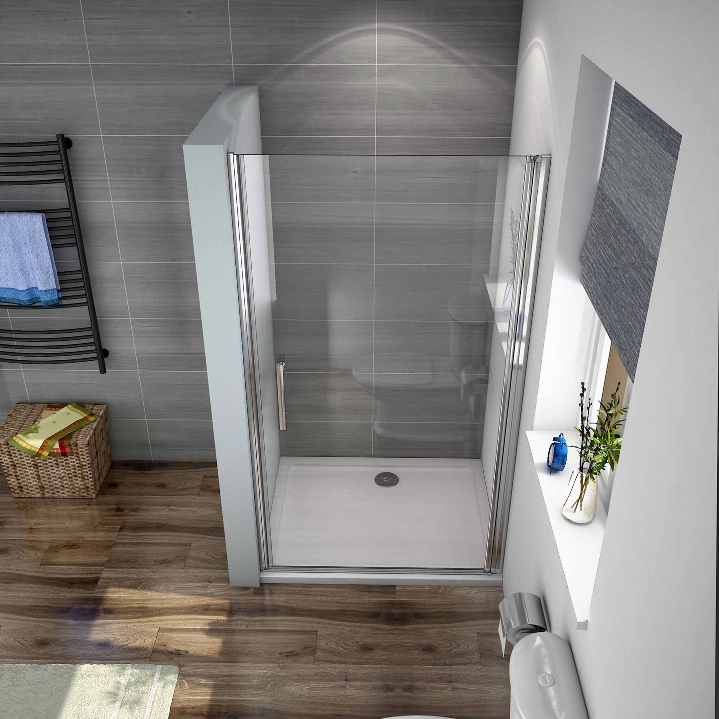 Duschkabine duschtür Glas dusche Drehtür