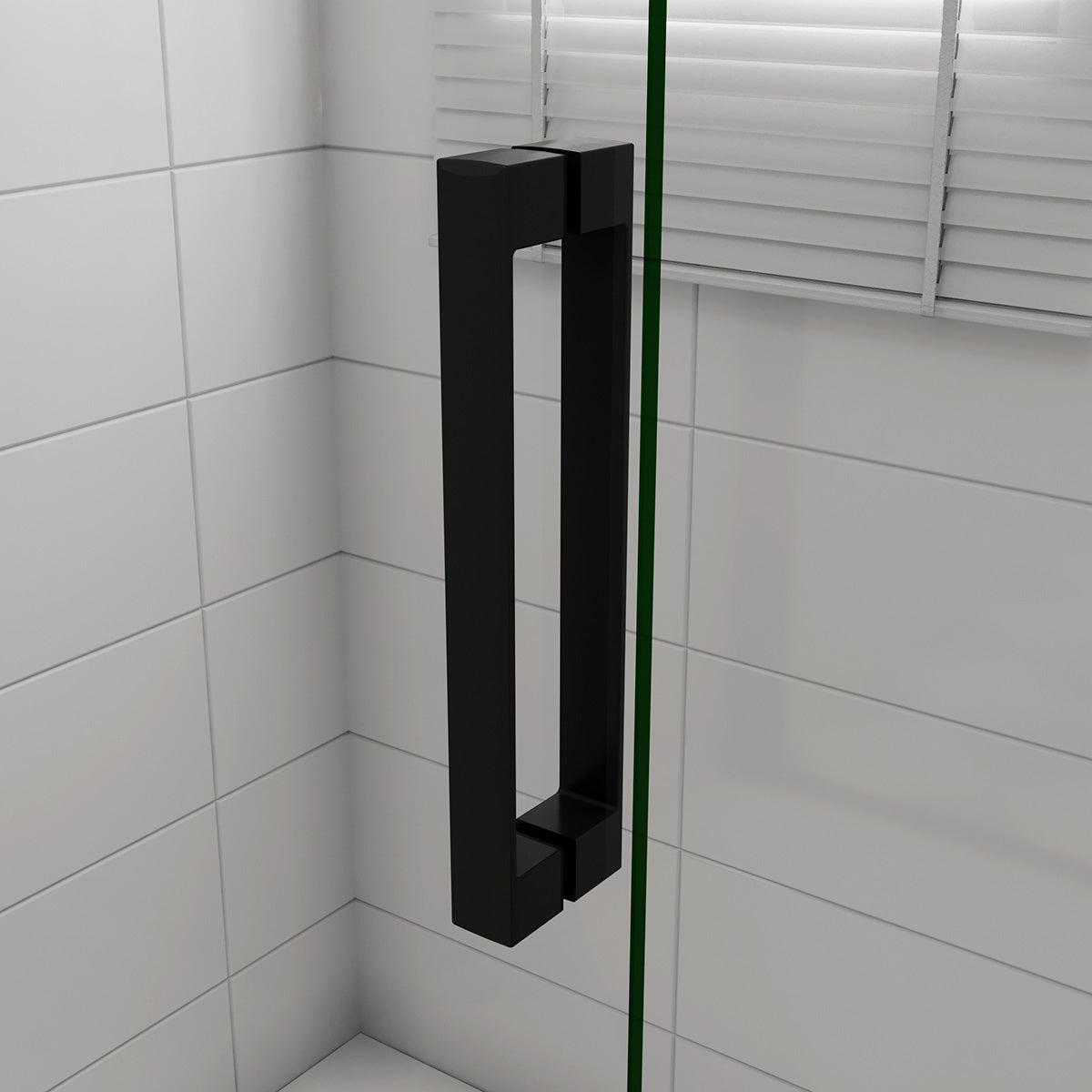 Walk in Duschtür 96 cm Höhe 200 cm Glas Drehtür Dusche Duschabtrennung