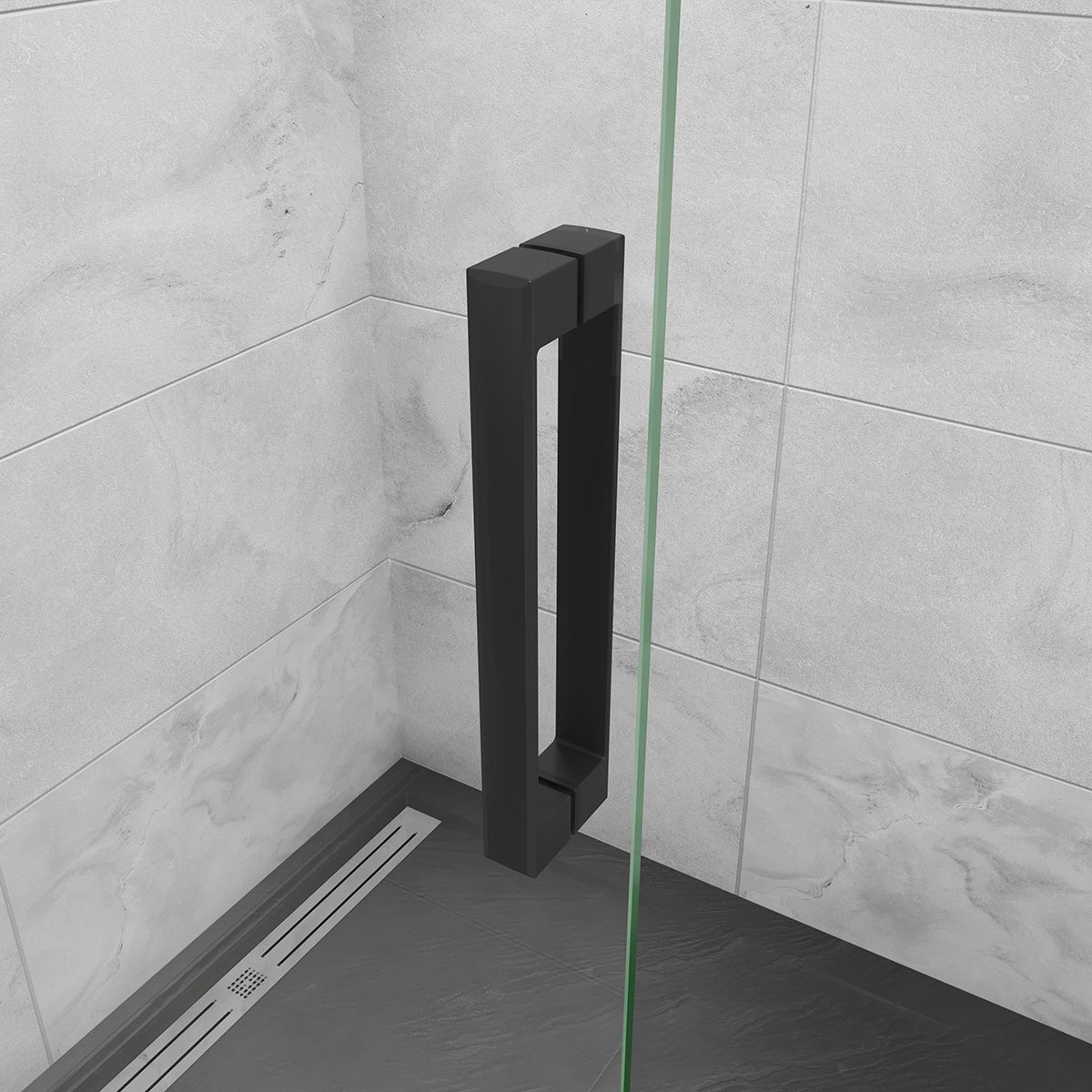 Eckeinstieg Dusche Duschabtrennung Duschkabine 80x80 cm Höhe 200cm