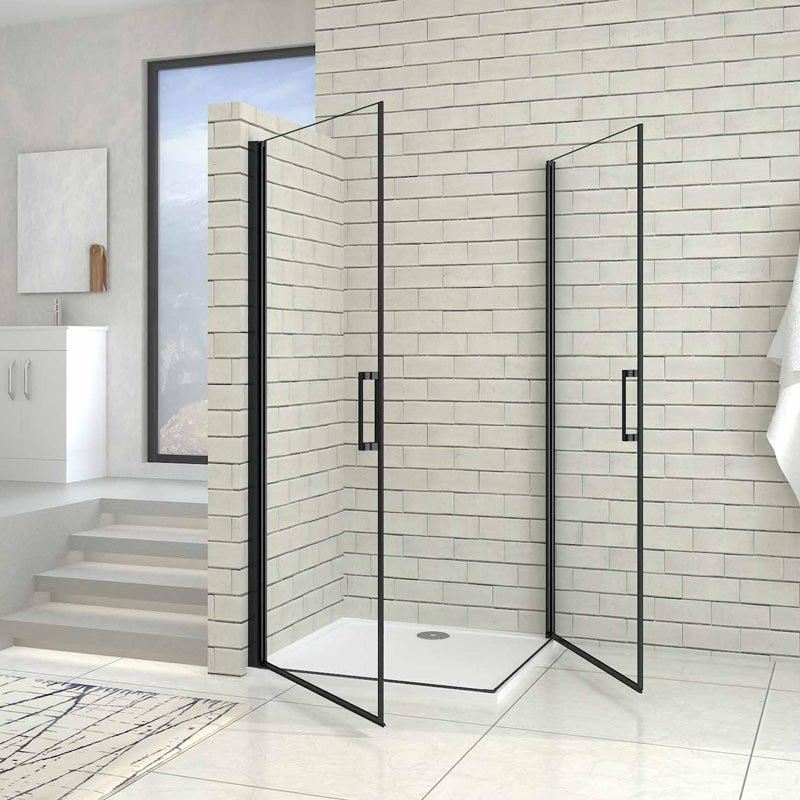 Duschkabine 80x80 90x90 cm Glas duschtür dusche Drehtür
