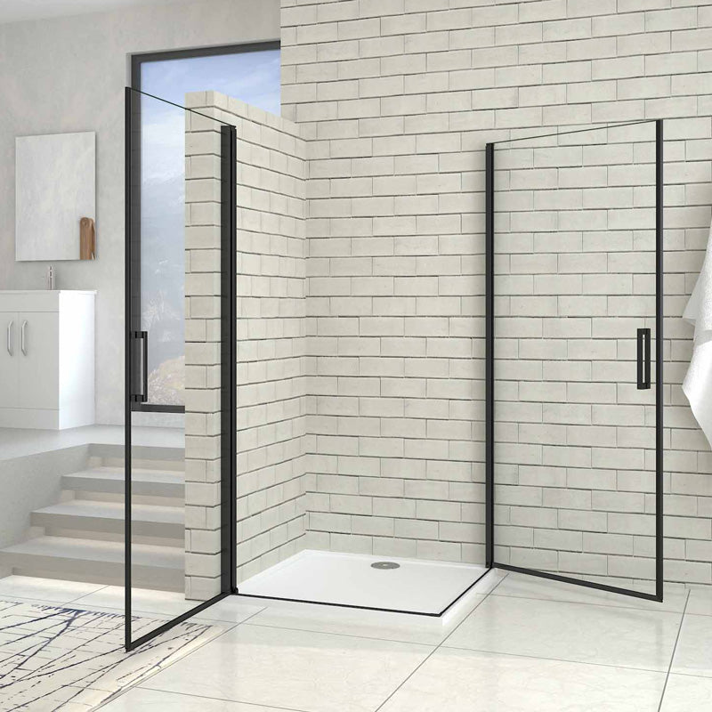 Drehtür Duschkabine 90x90 80x80 cm Glas duschtür