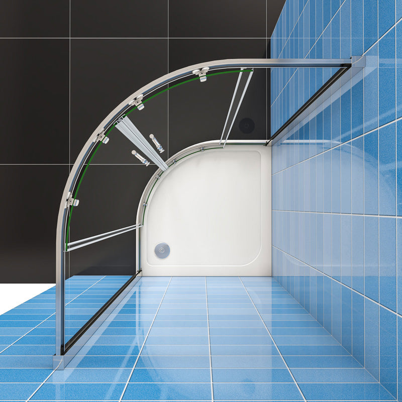 Duschkabine 80x80 90x90 cm Glas duschtür dusche Rundduschen