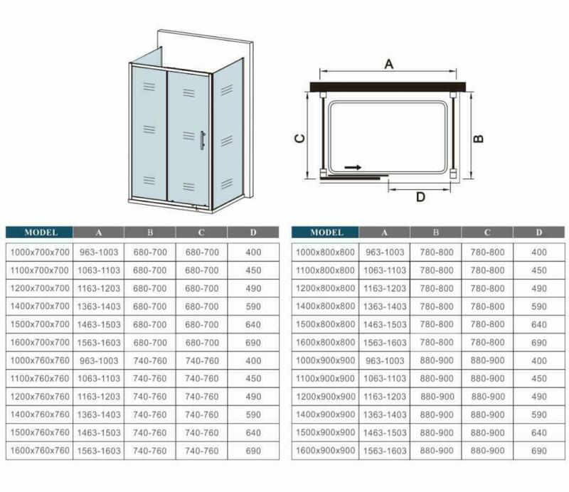 Duschkabine glastür dusche Schiebetür