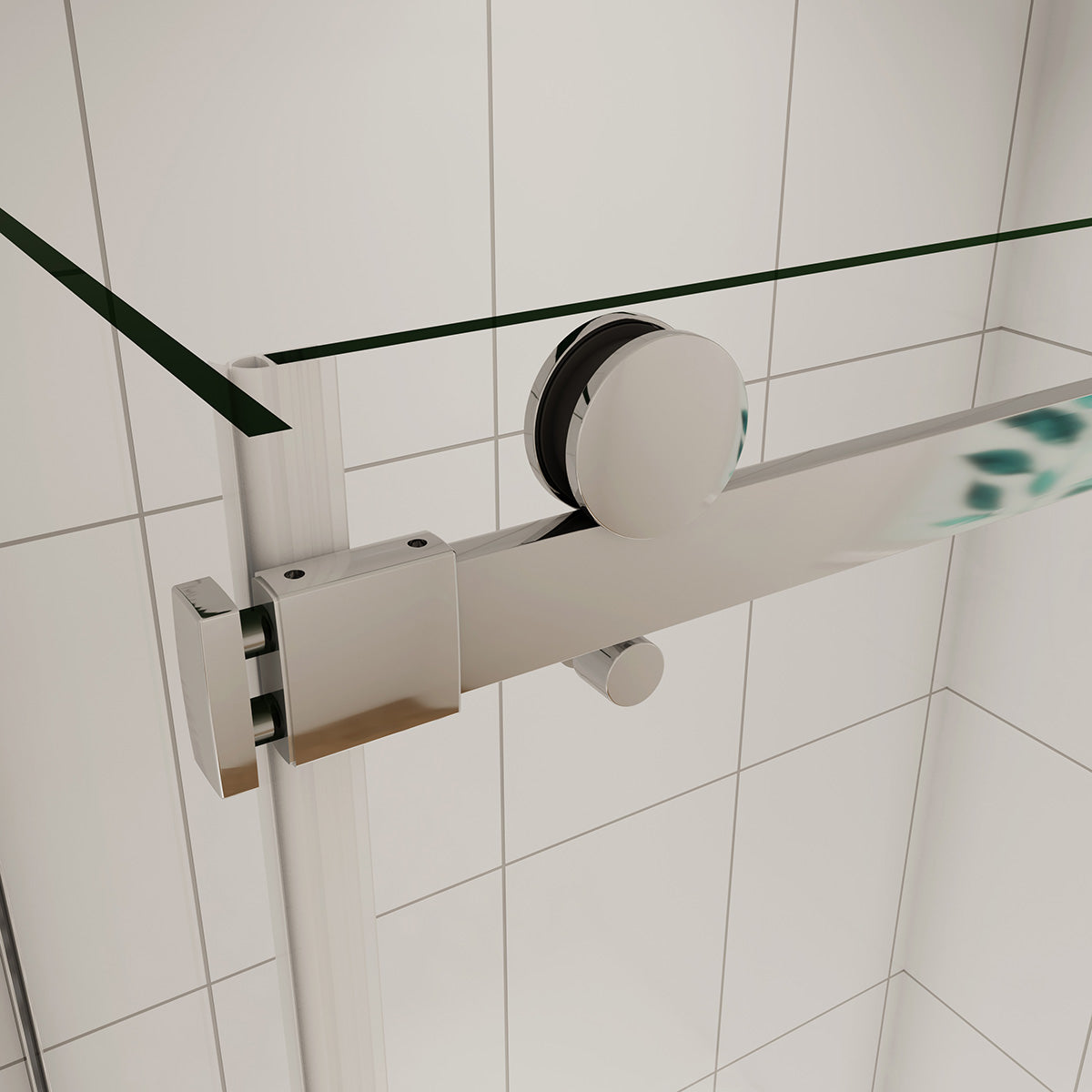 Duschabtrennung Duschkabine Duschtür+Seitenwand Schiebetür Dusche 150x70 cm Glasstärke 6mm