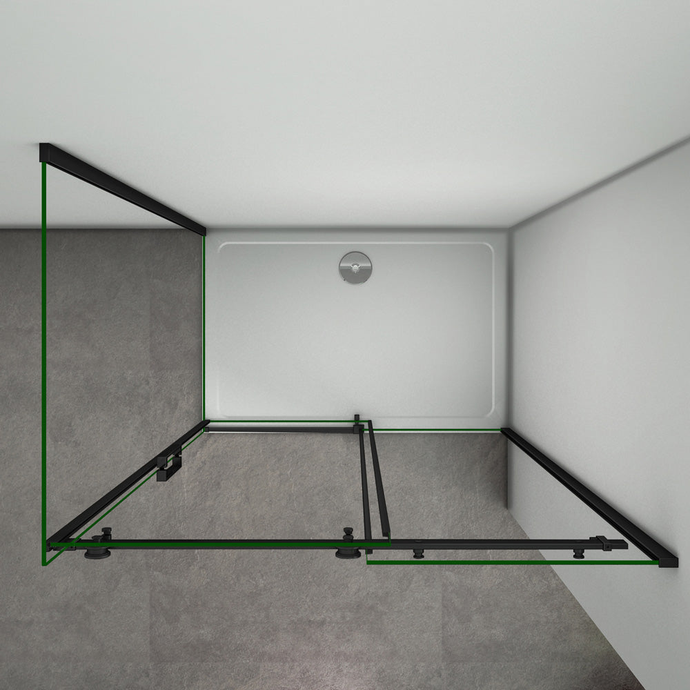 Schiebetür Duschkabine duschtür Glas dusche