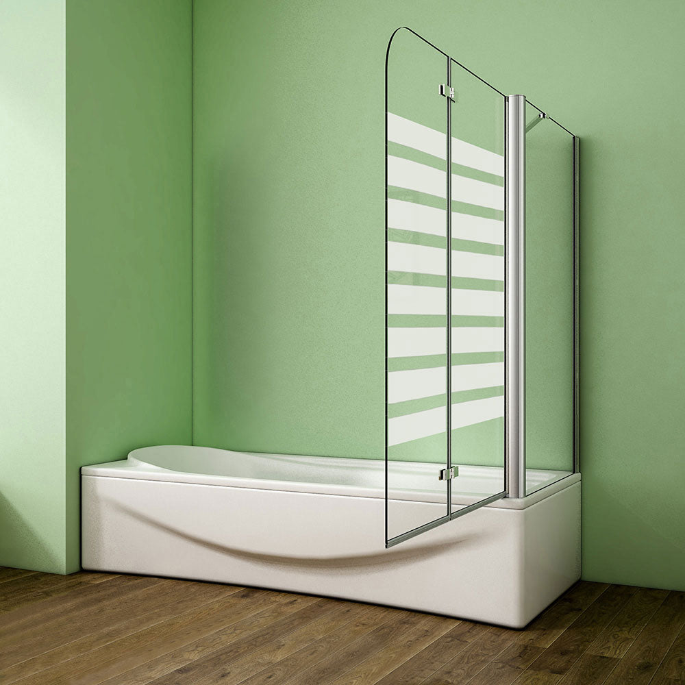 Duschkabine badewannenfaltwand Glas duschwand badewanne Badewannenaufsatz