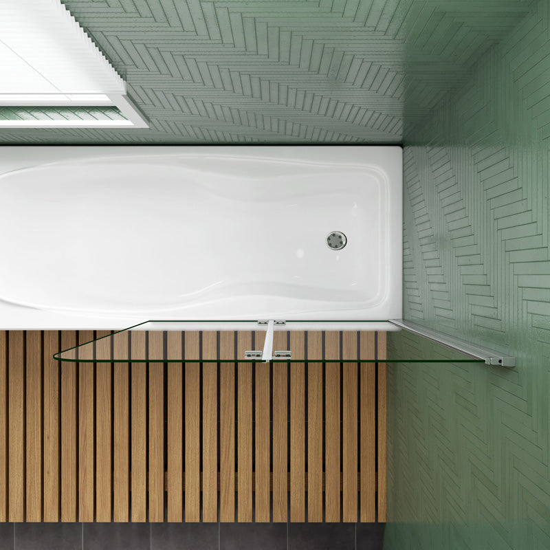 Duschkabine badewannenfaltwand Glas duschabtrennung badewanne Badewannenaufsatz