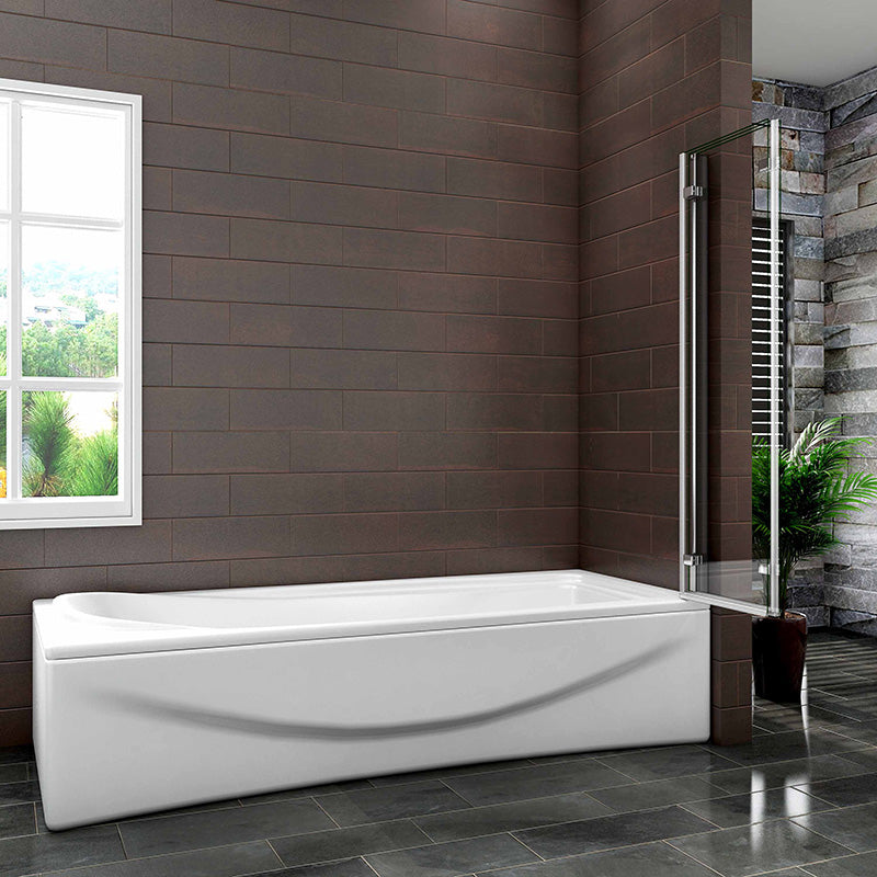 Badewannenaufsatz Duschkabine badewannenfaltwand Glas duschwand badewanne