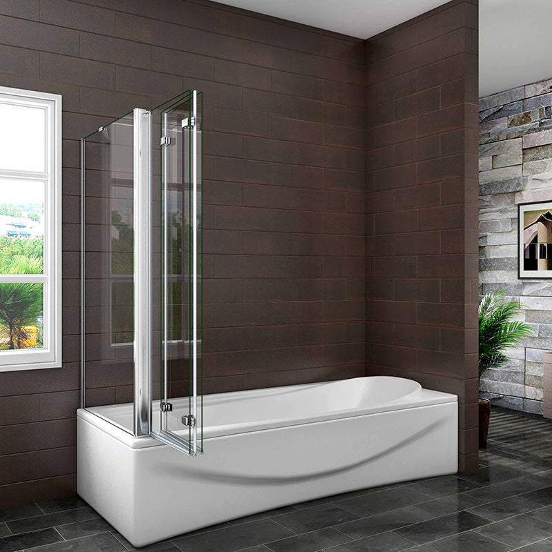 Badewannenaufsatz Duschkabine badewannenfaltwand Glas duschabtrennung badewanne