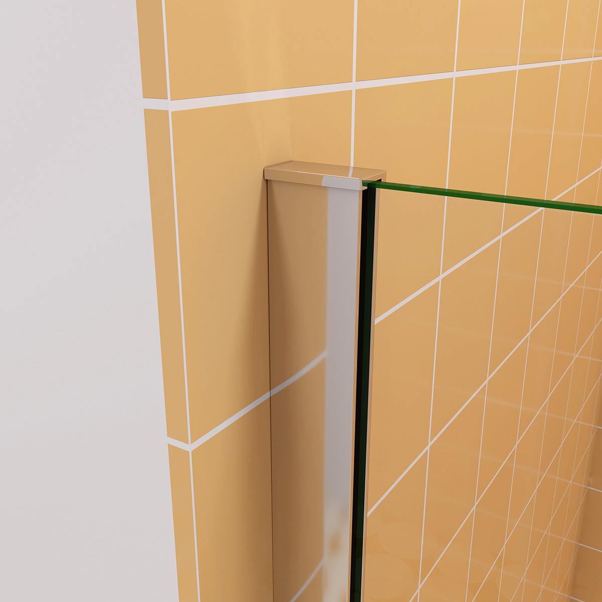 Duschabtrennung Badewannenaufsatz NANO Glas Dusche 75 cm Höhe 140 cm
