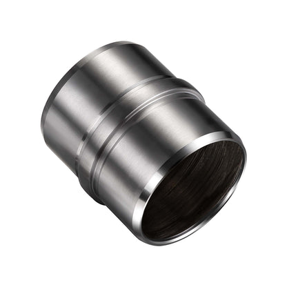 Handlaufverbinder 304 Edelstahl schwarz/silber – gerader & verstellbarer Winkelanschluss für Wandhandläufe