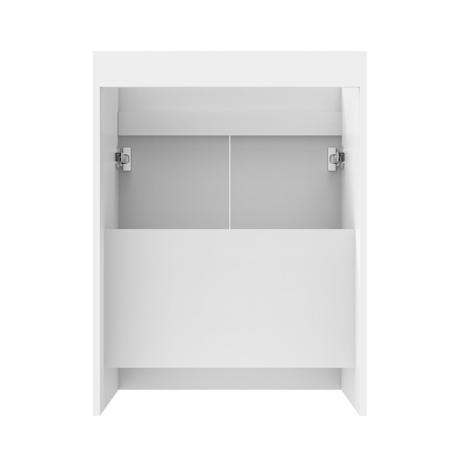 Standschrank 60 cm Badmöbel Set Waschbecken mit Unterschrank Weiß