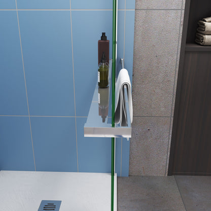 Ablage & Handtuchhalter für 8mm Walk In Glaswand