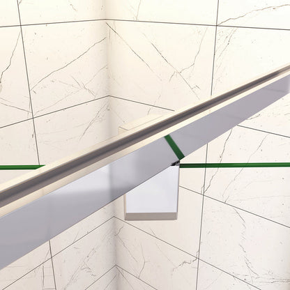 Duschkabine Eckeinstieg 185 cm Duschabtrennung Drehtür 5mm ESG Klarglas Hochglanz Chrom