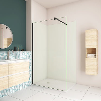 Walk In Duschwand Glaswand 10mm NANO Glas Duschkabine mit Duschwandpaneele